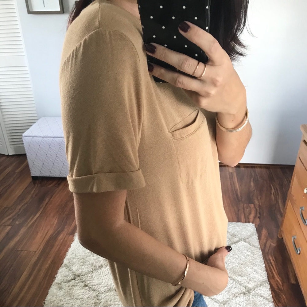 Sale | Last 1 | Bennett Boyfriend Tee | Beige - Picture 3 of 4